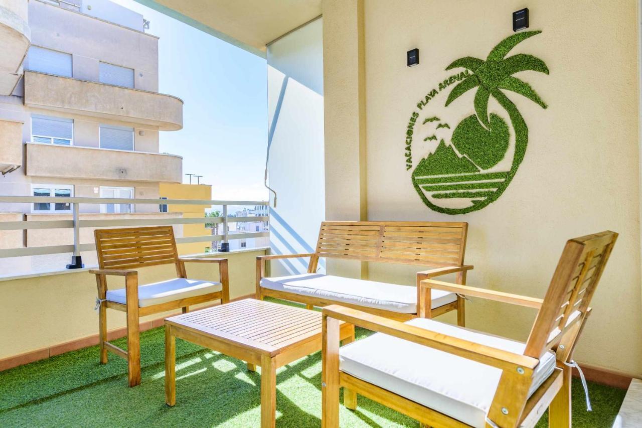Apart Port Arenal Con Terraza Y Piscina Буриана Екстериор снимка